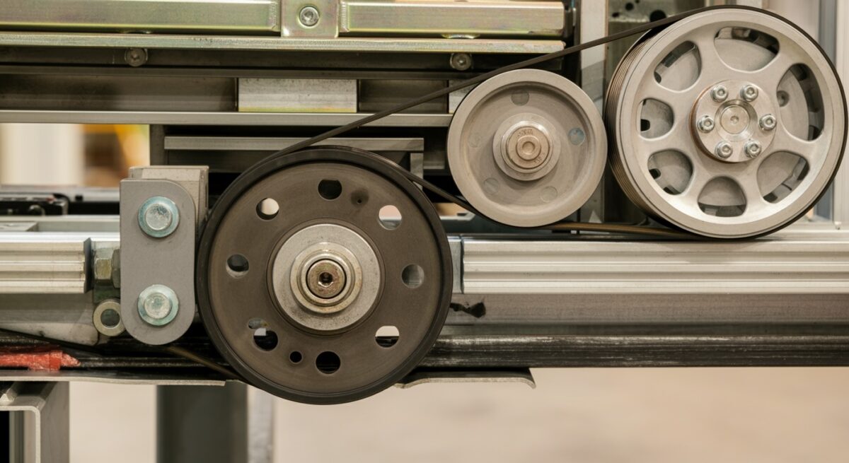 Several old electric motors piled together